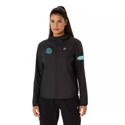 St Pete Run Fest - Tortuga Challenge ASICS Women's Silver Jacket Black (2012D148)