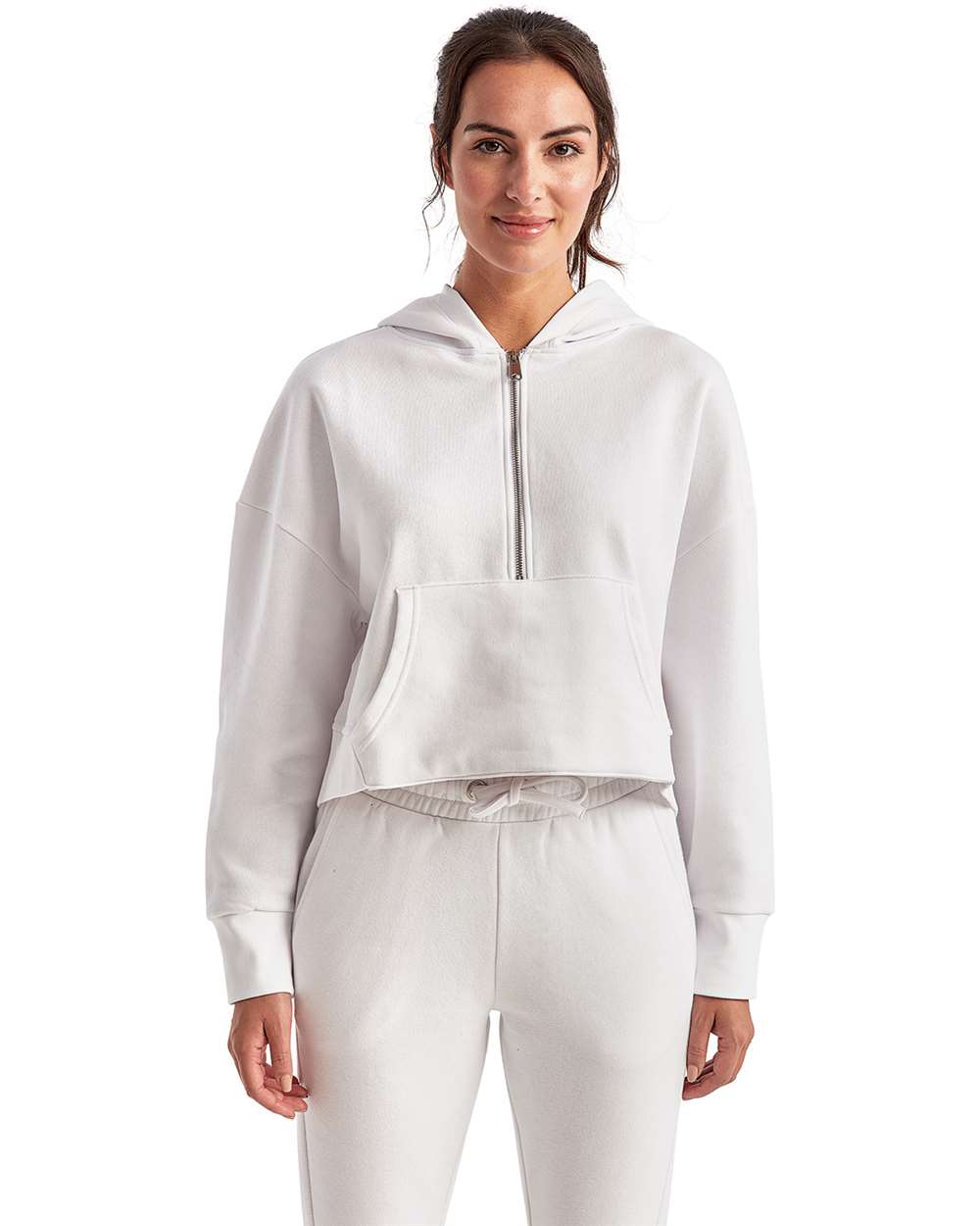 TriDri Women's Alice Half-Zip Hooded Sweatshirt (TD077)