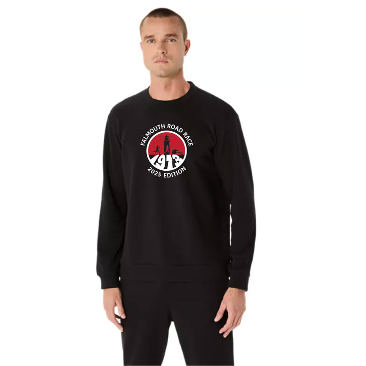 Falmouth Road Race 2025 - ASICS Sweat Crew Neck Top Performance Black (2031E908) (FRR-09)