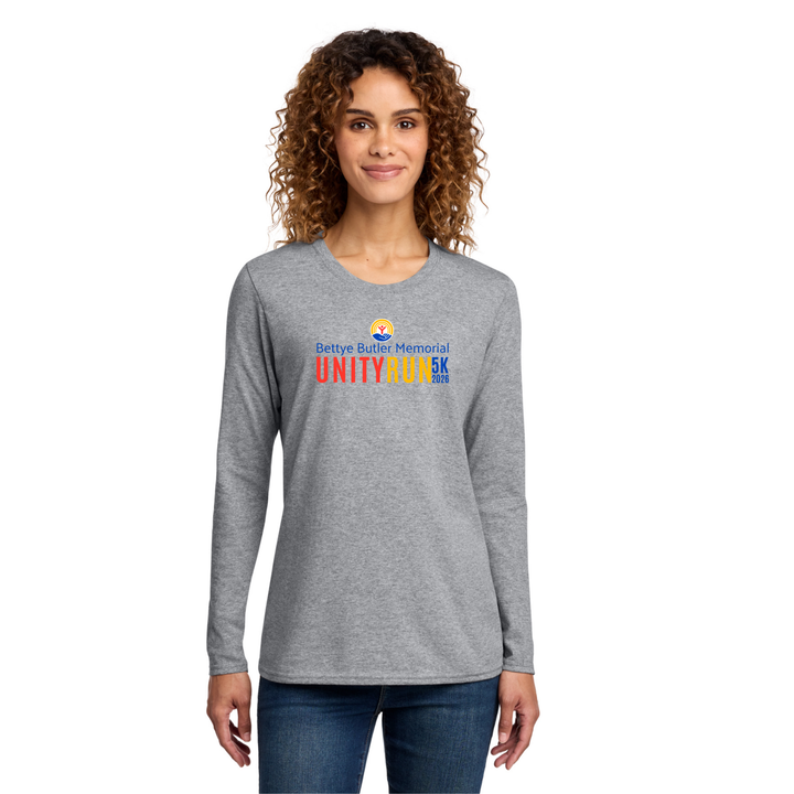 Unity Run 5K - Women's Long Sleeve Core Cotton Tee (LPC54LS)