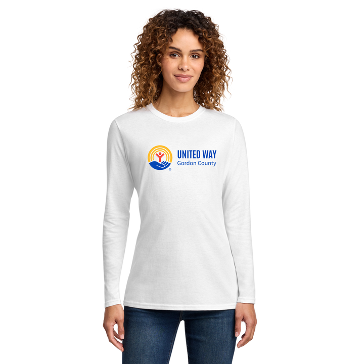United Way Gordon County - Women's Long Sleeve Core Cotton Tee (LPC54LS)
