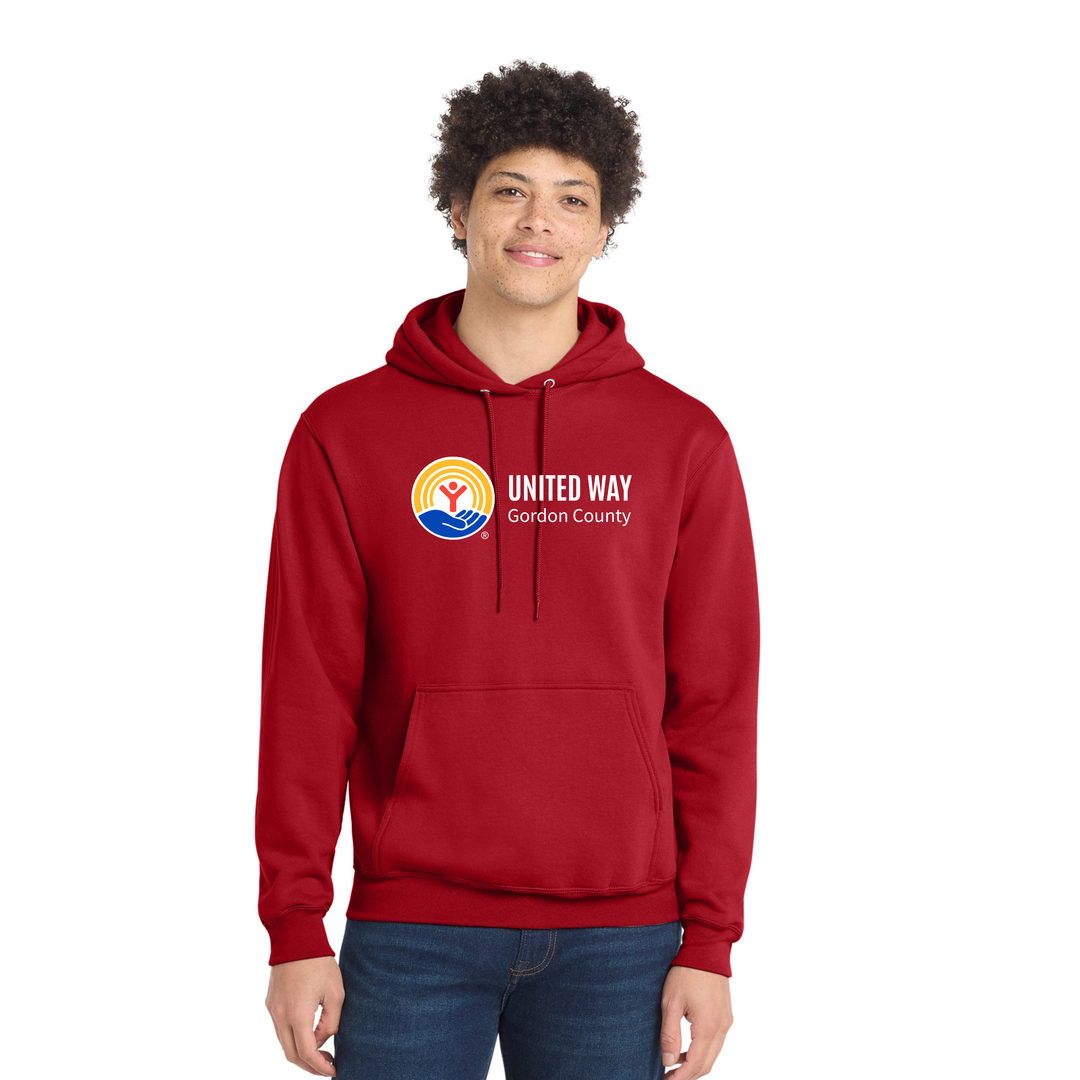 United Way Gordon County - Unisex Fleece Pullover Hooded Sweatshirt (PC78H)