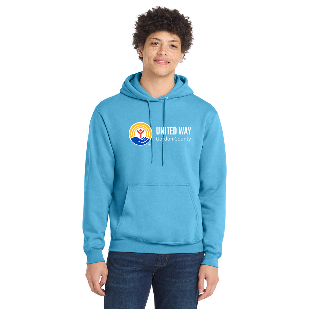 United Way Gordon County - Unisex Fleece Pullover Hooded Sweatshirt (PC78H)