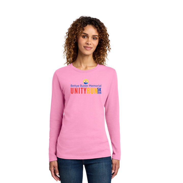 Unity Run 5K - Women's Long Sleeve Core Cotton Tee (LPC54LS)