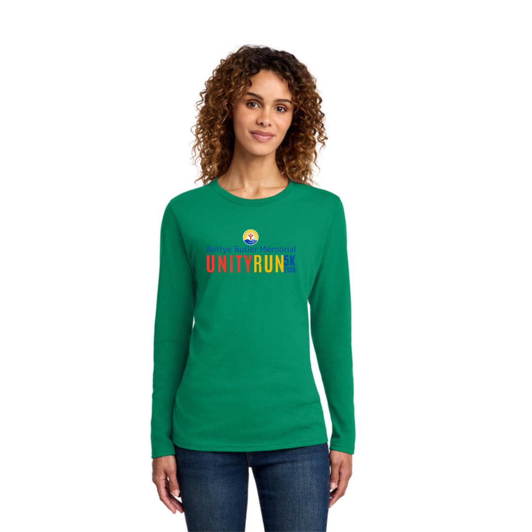Unity Run 5K - Women's Long Sleeve Core Cotton Tee (LPC54LS)