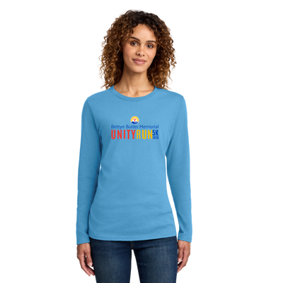 Unity Run 5K - Women's Long Sleeve Core Cotton Tee (LPC54LS)