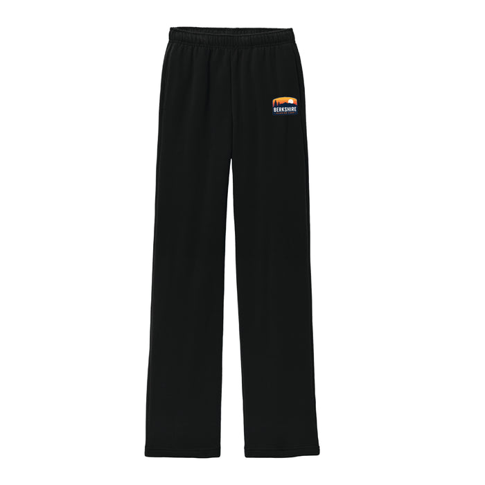 Berkshire Running Camp - Unisex Sponge Fleece Straight Leg Sweatpant (BC3725) (B121 Pant)
