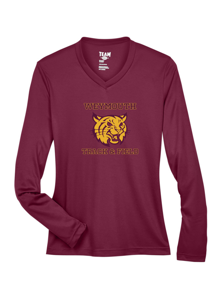 Weymouth Track & Field - Team 365 Women's Zone Performance Long Sleeve T-Shirt (TT11WL)