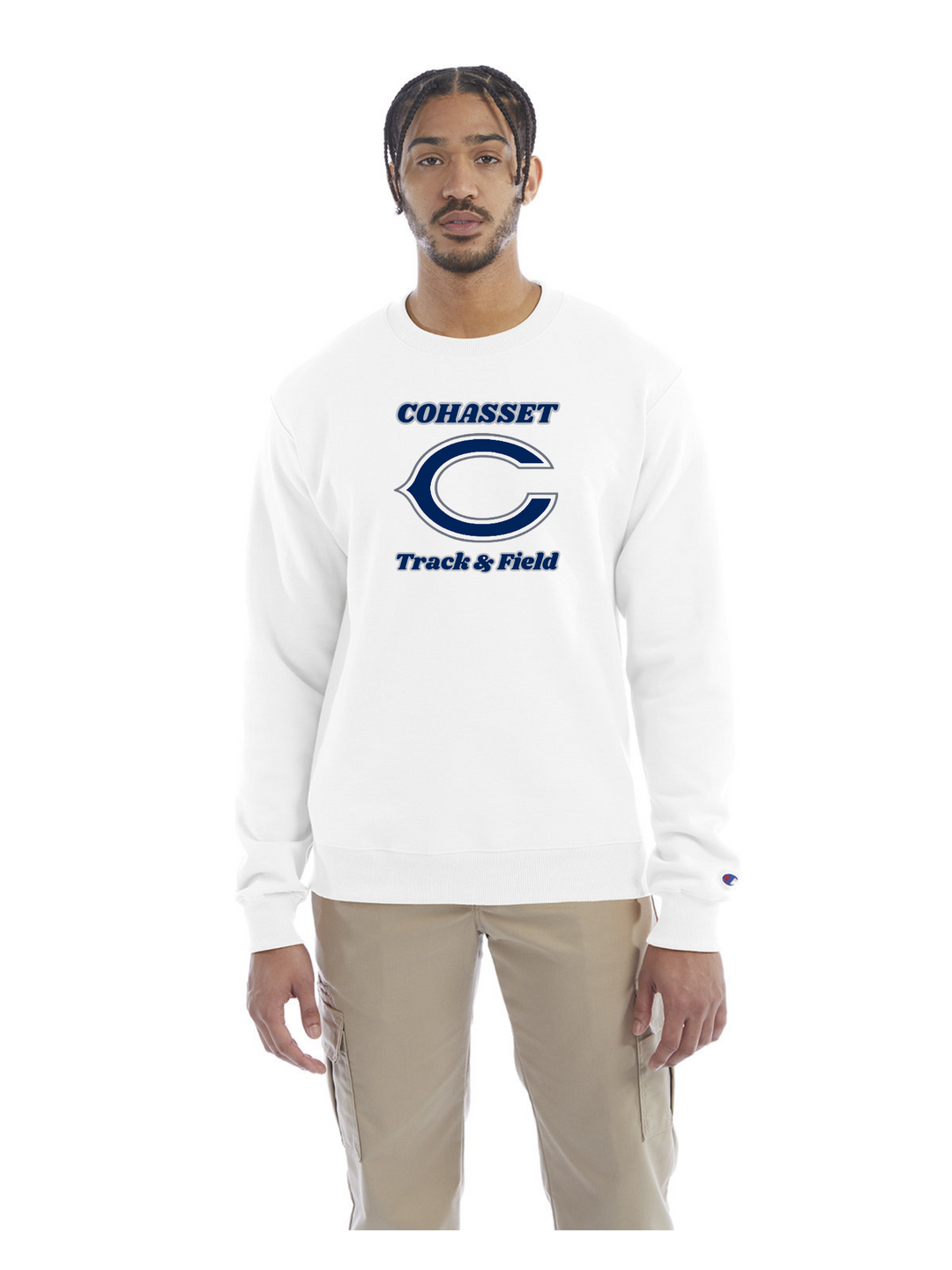 Cohasset Track and Field - Champion Crewneck Sweatshirt (S600)