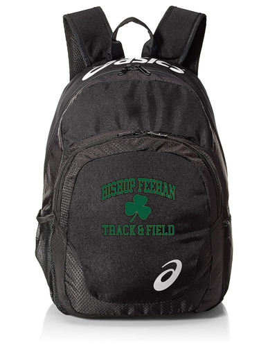 Tienda del equipo Bishop Feehan de campo a través y atletismo - Mochila ASICS negra (ZR1127)