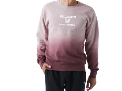 CAMISETA UNISEX CON TEÑIDO POR INMERSIÓN CAMPEÓN DE CROSS COUNTRY DE WEST BRIDGEWATER (CD400D)