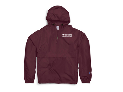 CHAQUETA ANORAK PLEGABLE CON CREMALLERA 1/4 PARA ADULTOS CROSS COUNTRY CHAMPION DE WEST BRIDGEWATER (CO200)