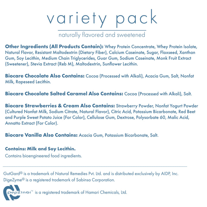 30G Protein Beverage Variety Pack (7 Servings)