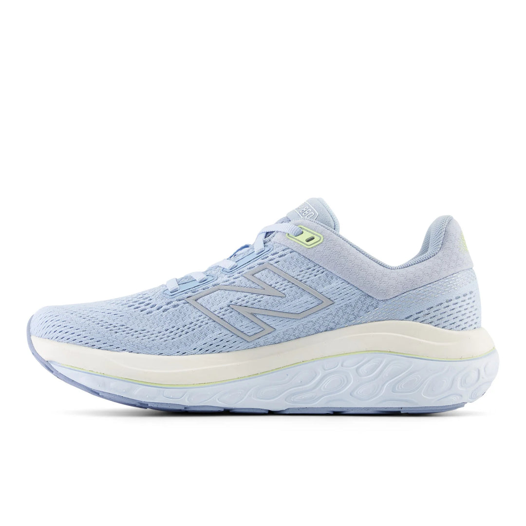 New Balance 860D14 para mujer: azul cromo claro/azul lima (W860D14) 