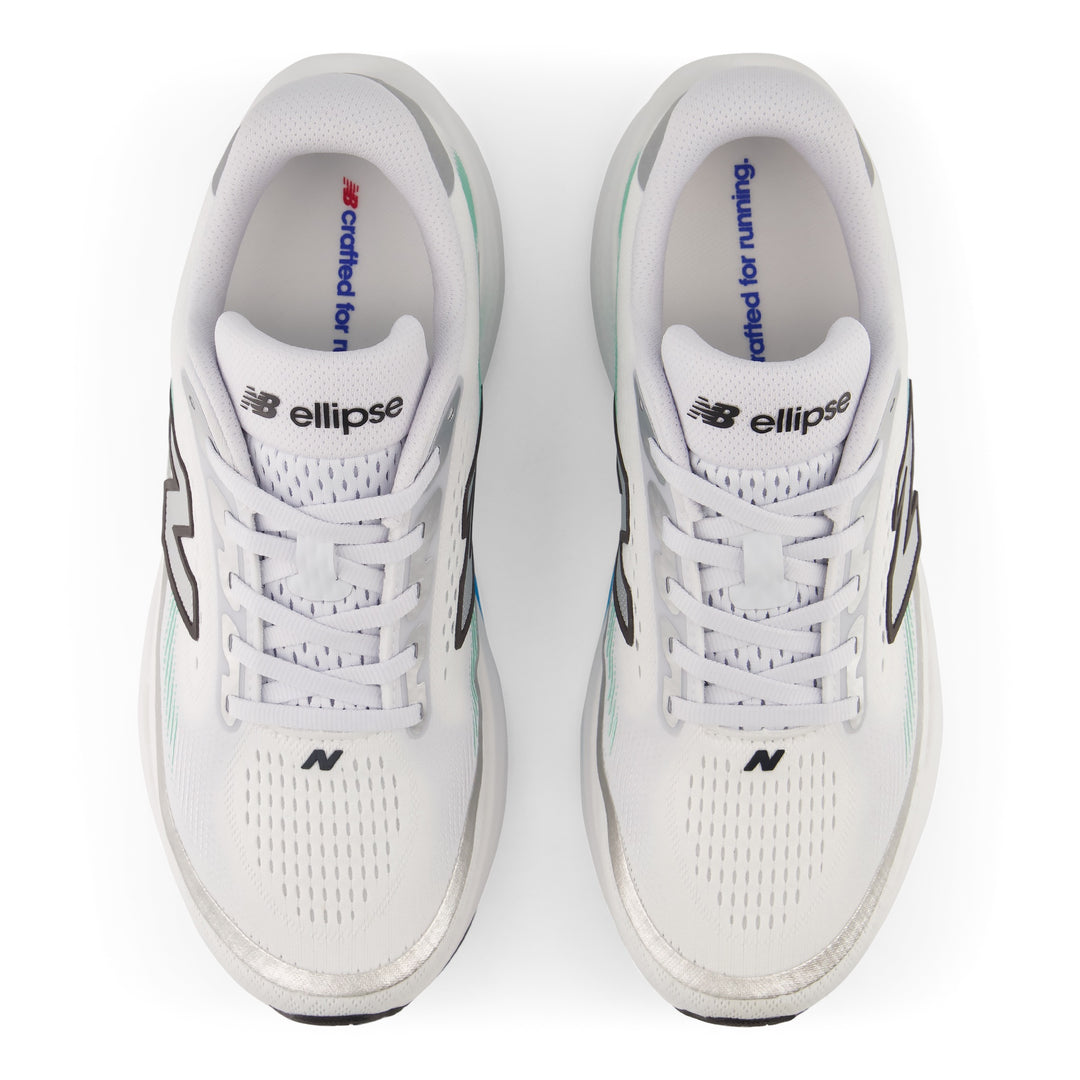 New Balance Womens Ellipse - WHITE 4 (Wide)