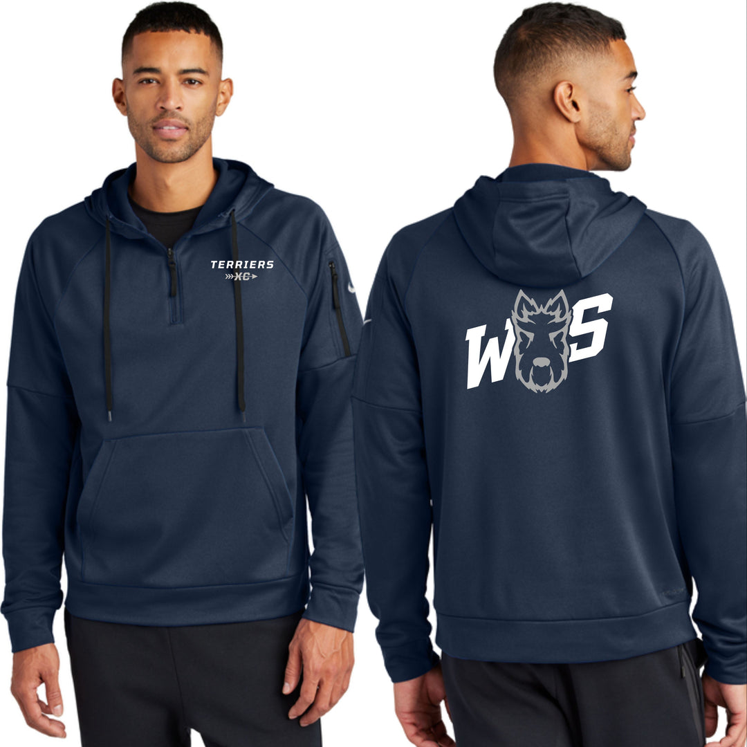 West Springfield XC - Nike Therma-FIT Pocket 1/4-Zip Fleece Hoodie (NKFD9742)