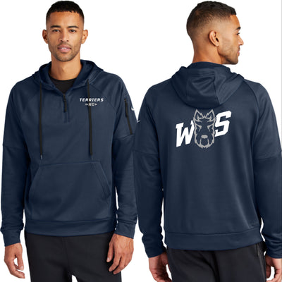 West Springfield XC - Nike Therma-FIT Pocket 1/4-Zip Fleece Hoodie (NKFD9742)