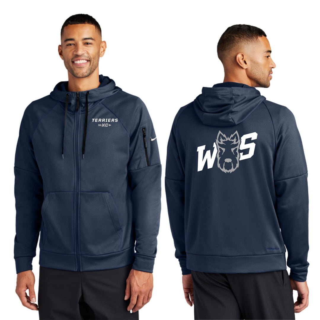 West Springfield XC- Nike Therma-FIT Pocket Full-Zip Fleece Hoodie (NKFD9859)