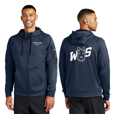 West Springfield XC- Nike Therma-FIT Pocket Full-Zip Fleece Hoodie (NKFD9859)