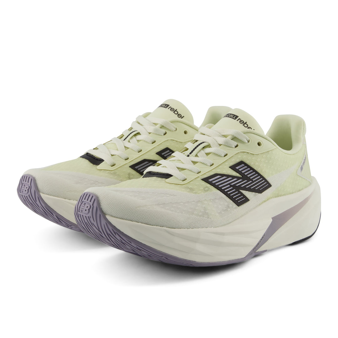 New Balance Womens Fuelcell Rebel V5 - PISTACHIO BUTTER (Wide)