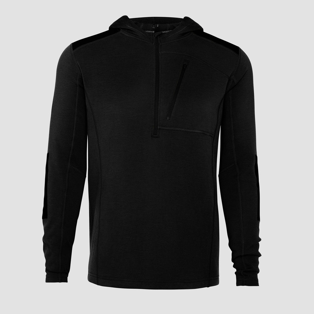 Cloudbase Merino: RIII Hooded Half-Zip