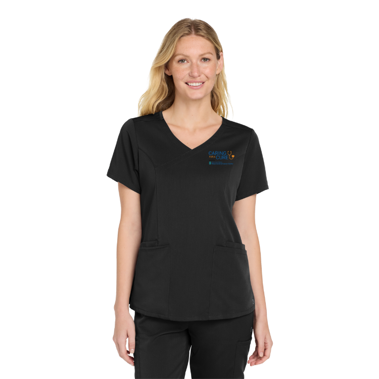 Caring for a Cure Women’s Premiere Flex™ Mock Wrap Top (WW4268)