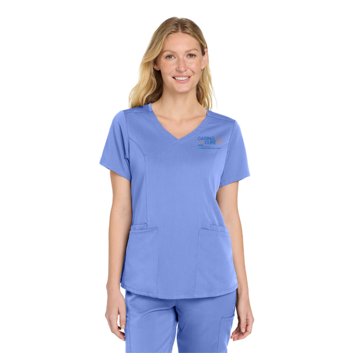 Caring for a Cure Women’s Premiere Flex™ Mock Wrap Top (WW4268)