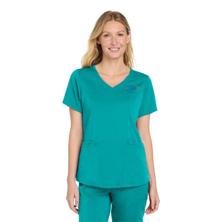 Caring for a Cure Women’s Premiere Flex™ Mock Wrap Top (WW4268)