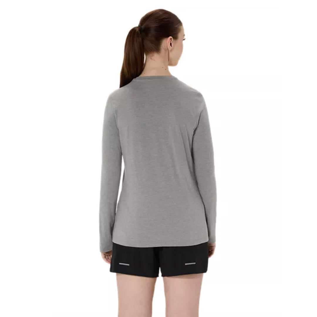 Falmouth Road Race 2025 - ASICS Women's PR Long Sleeve Triblend Tee Grey (2012D305) (FRR-07)