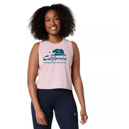 2026 California International Marathon - ASICS Women's Road Crop Top Morganite (2012D368) (CIM-11)