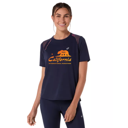 2026 California International Marathon - ASICS Women's Road SS Top Midnight (2012D371) (CIM-12)