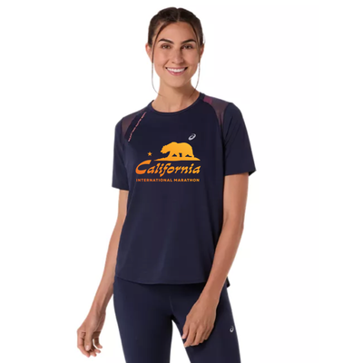 California International Marathon - ASICS Women's Road SS Top Midnight (2012D371) (CIM-12)