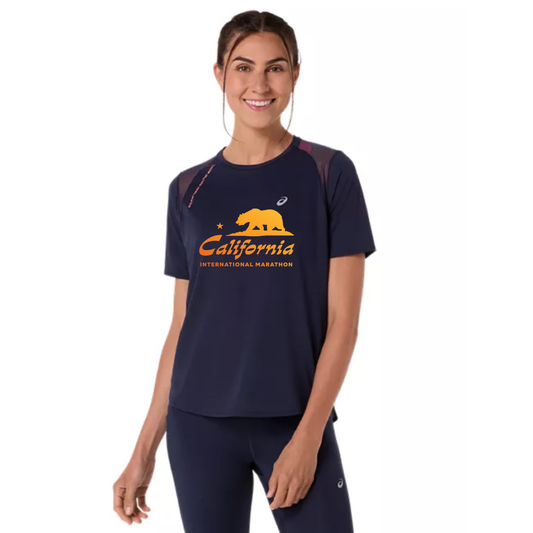 California International Marathon - ASICS Women's Road SS Top Midnight (2012D371) (CIM-12)