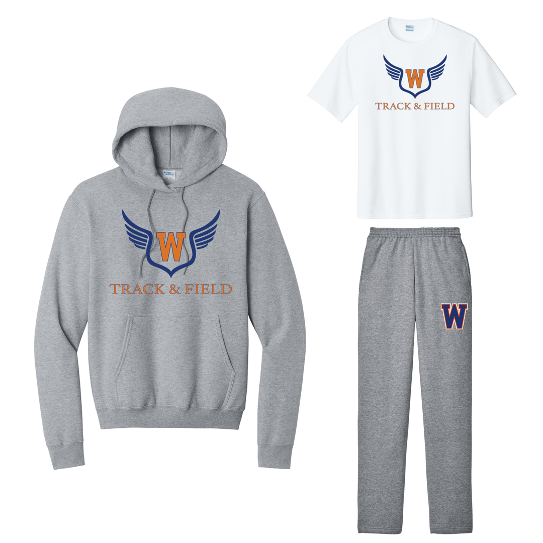 Walpole Track & Field - Team Kit (PC78H Ath Heath, PC78P Ath Heath, PC380 White)