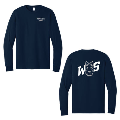 West Springfield XC - Jerzees® Dri-Power® 50/50 Cotton/Poly Long Sleeve T-Shirt (29LS) (W266 LC, W267 back)