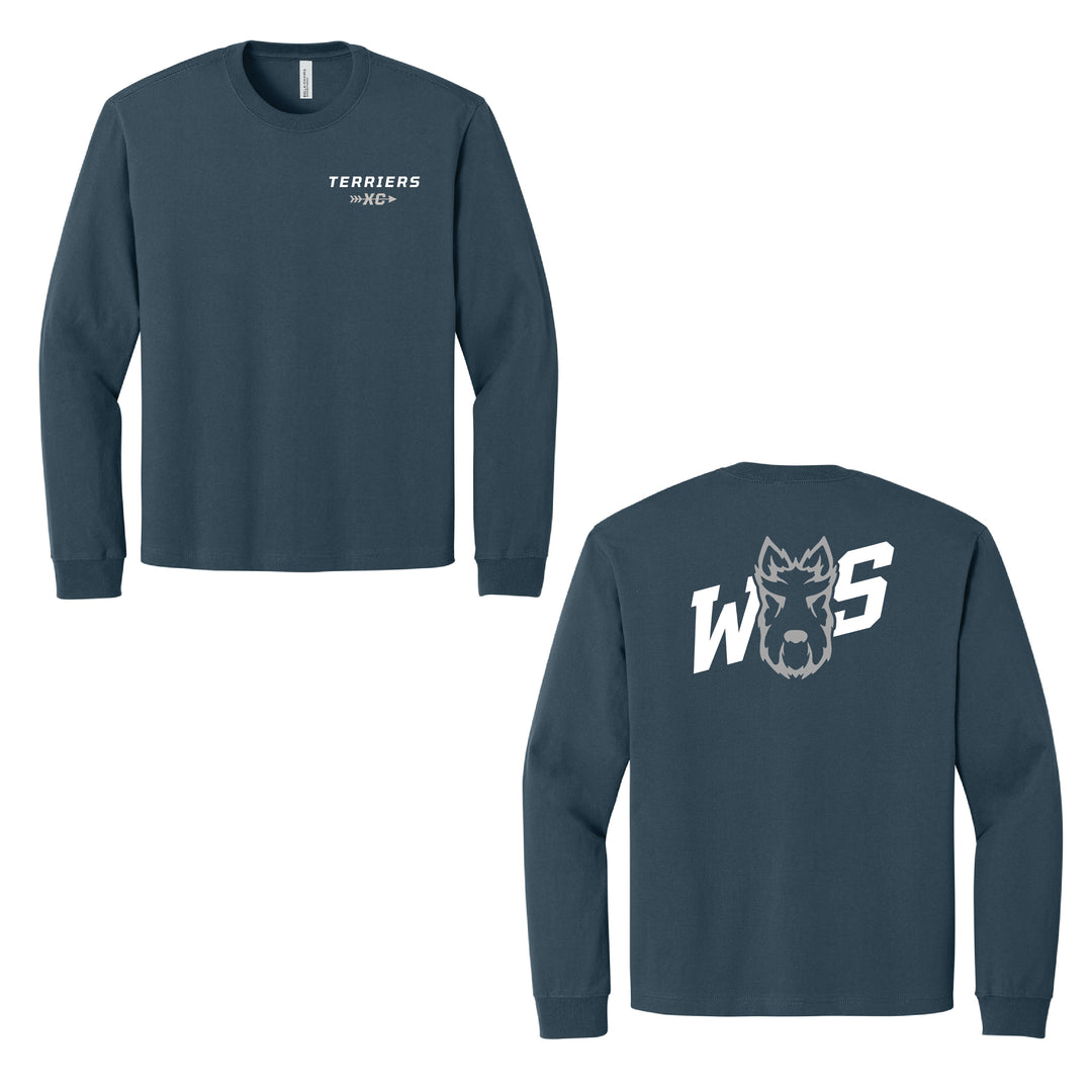 West Springfield XC - Unisex 7.5-Ounce Heavyweight Long Sleeve Tee (W266 LC, W267 back)