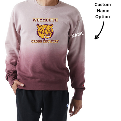 Weymouth Cross Country Champion Unisex Dip Dye Crew (CD400D)