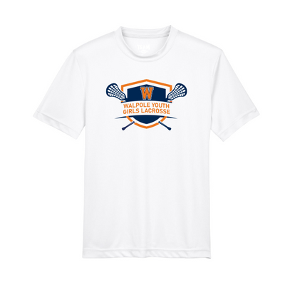Walpole Youth Girls Lacrosse - UNISEX ADULT-  Zone Performance T-Shirt (PC380)
