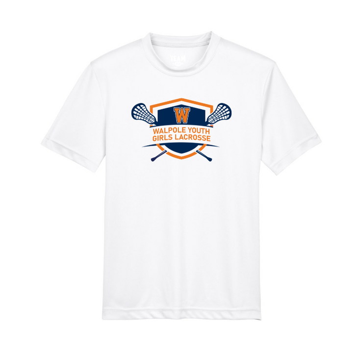 Walpole Youth Girls Lacrosse - Youth Zone Performance T-Shirt (TT11Y)