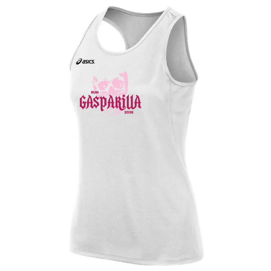 Gasparilla 2026 - Asics Women's Rival II Singlet White (TF2934) (GAS-08)