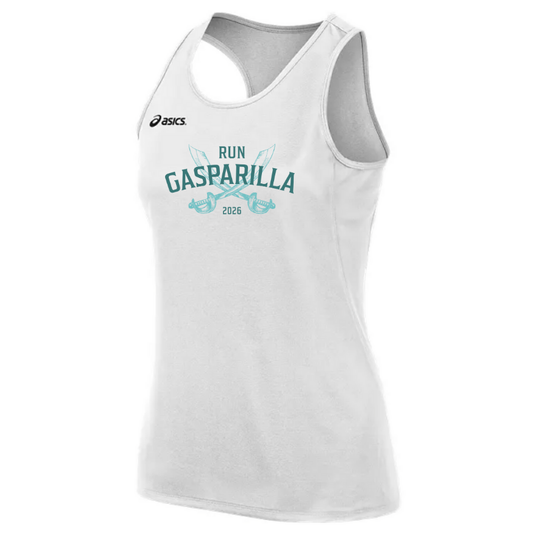 Gasparilla 2026 - Asics Women's Rival II Singlet White (TF2934) (GAS-10)