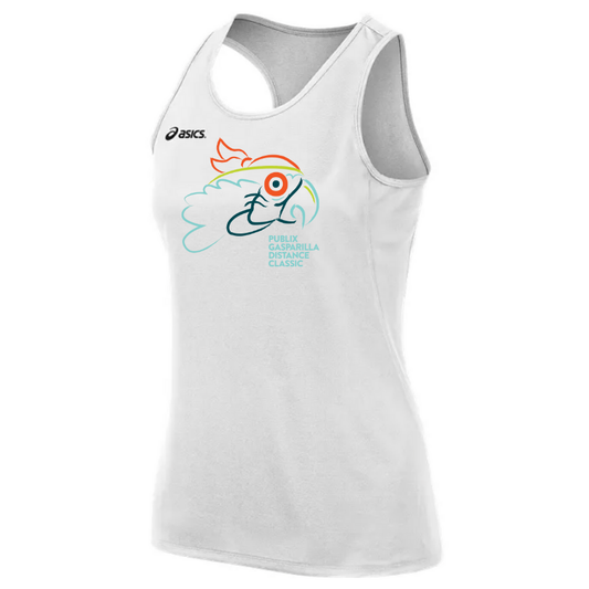Gasparilla 2026 - Asics Women's Rival II Singlet White (TF2934) (GAS-12)