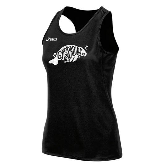 Gasparilla 2026 - Asics Women's Rival II Singlet Black (TF2934) (GAS-14)