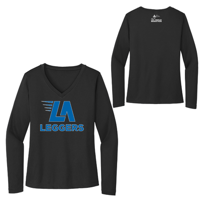 LA Leggers Run Club - Camiseta deportiva de manga larga para mujer (LST353LS)