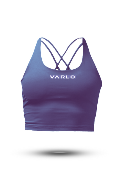 Women's SOHO Cross Back Crop Tank (Lilac Mist)