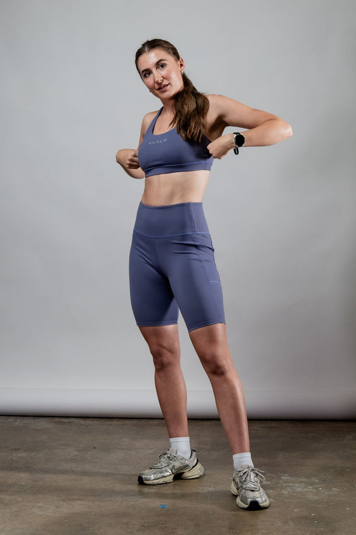 Women's SOHO Cross Back Sports Bra (Lilac Mist)