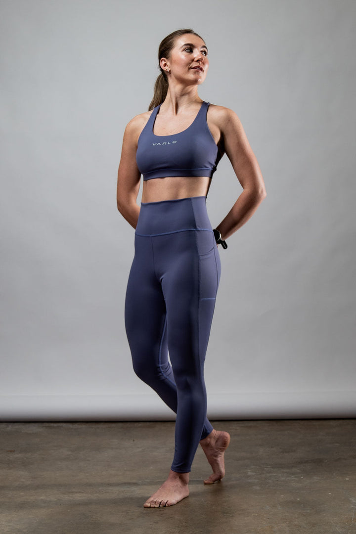 Women's SOHO Full Length High Waist Leggings (Lilac Mist)