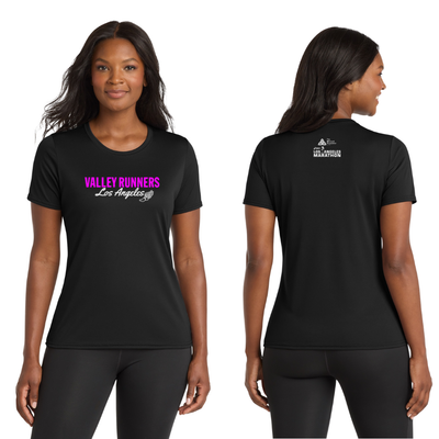 Valley Runners LA x Maratón de Los Ángeles 2026 - Camiseta deportiva para mujer "Run In"
