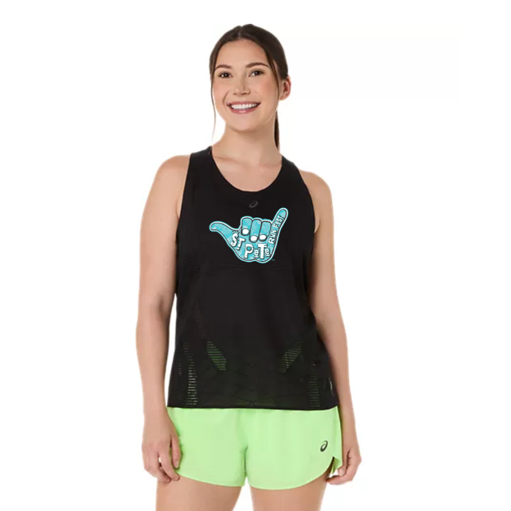 St Pete Run Fest - ASICS Women's Metarun Tank Black (2012D416)