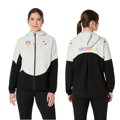 Gasparilla FINISHER 2026 - Chaqueta ASICS Metarun Legend para mujer (2012D348.001) (GAS-46 LC y GAS-39 Back)